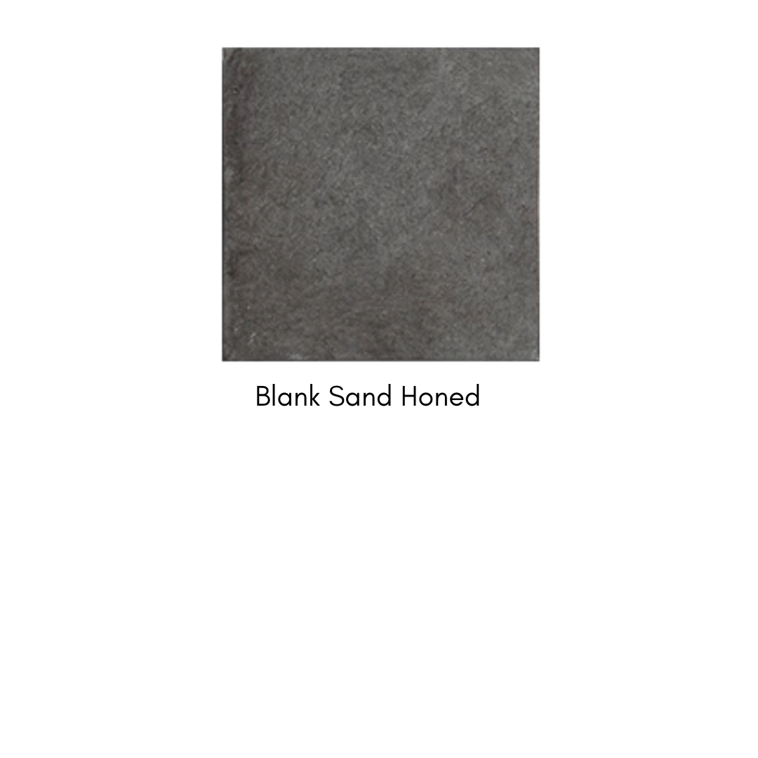 Dark gray honed color fire pit