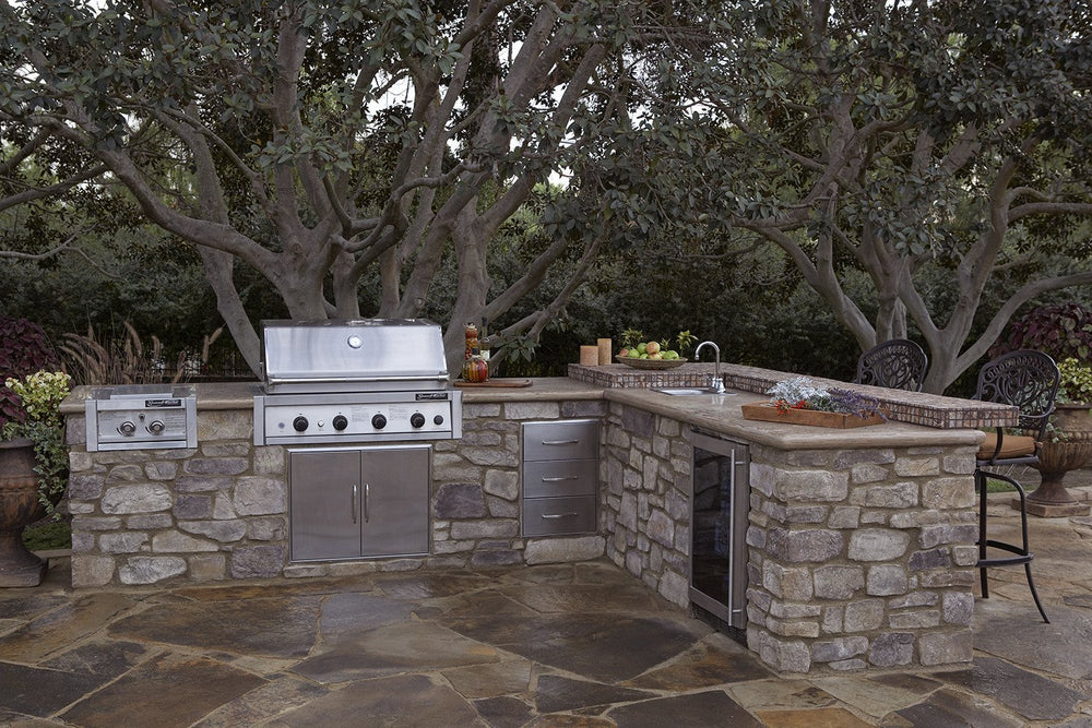 Coastal Ranch Pre-fab Outdoor Kitchen