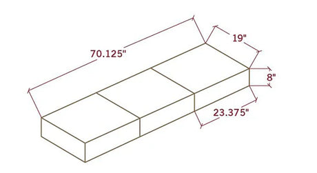 Hearth Riser 3 pack 8x9x23.375