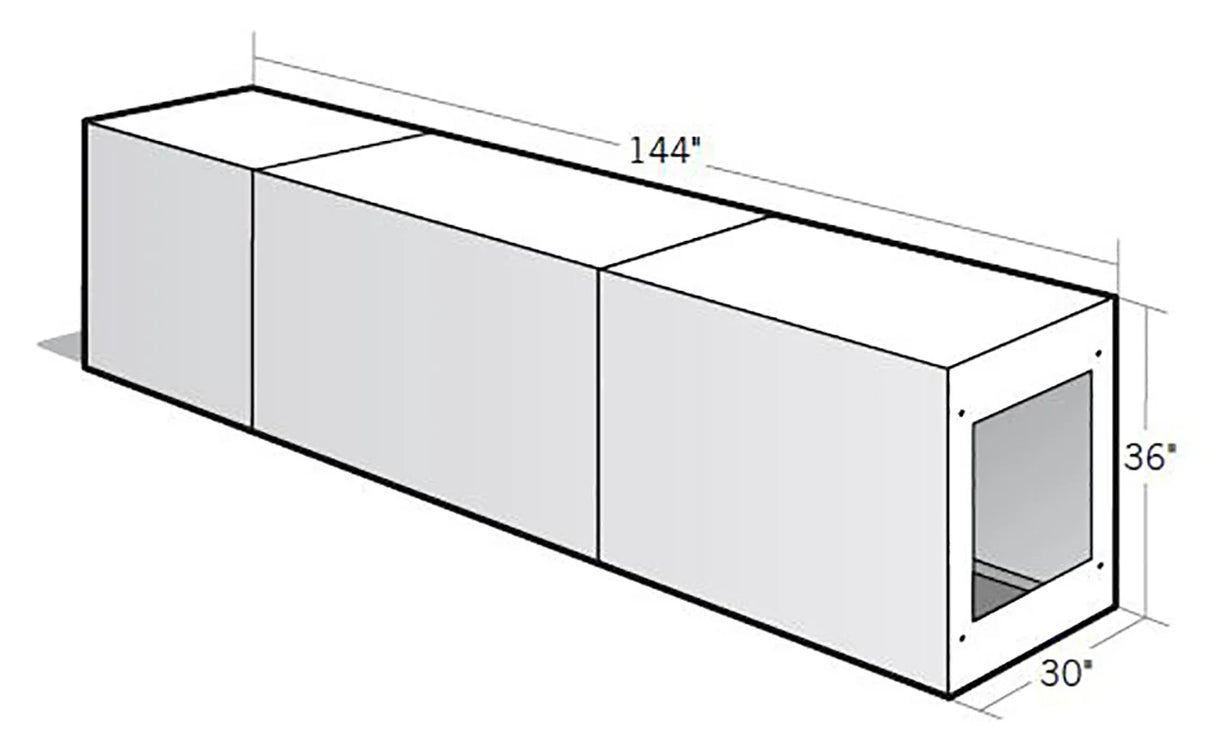 Metropolitan Pre-fab Outdoor Kitchen cabinets