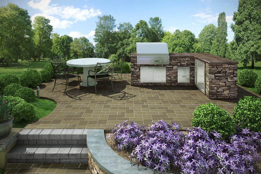 Parkview L-shaped Prefab Outdoor Kitchen